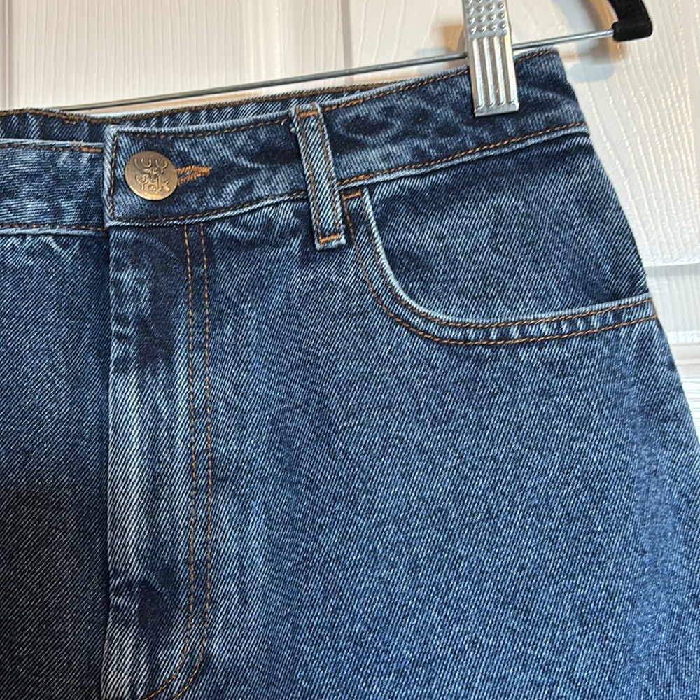 Lucy & Yack Classic High-Rise Women's Blue Denim Jeans 28R - Picture 5 of 12